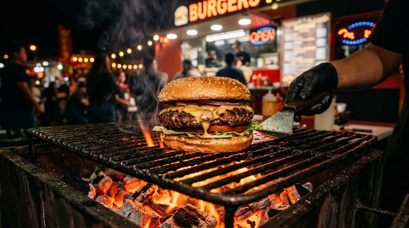 Hamburguesa al carbón TJ Burger